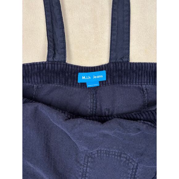 Women's size‎ Small M.i.h Jeans Anthropologie Korine navy Corduroy Overalls boho - Picture 6 of 10